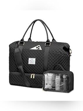 Stylish Weekender Tote Travel Duffle Bag